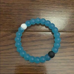 Blue silicone bracelet